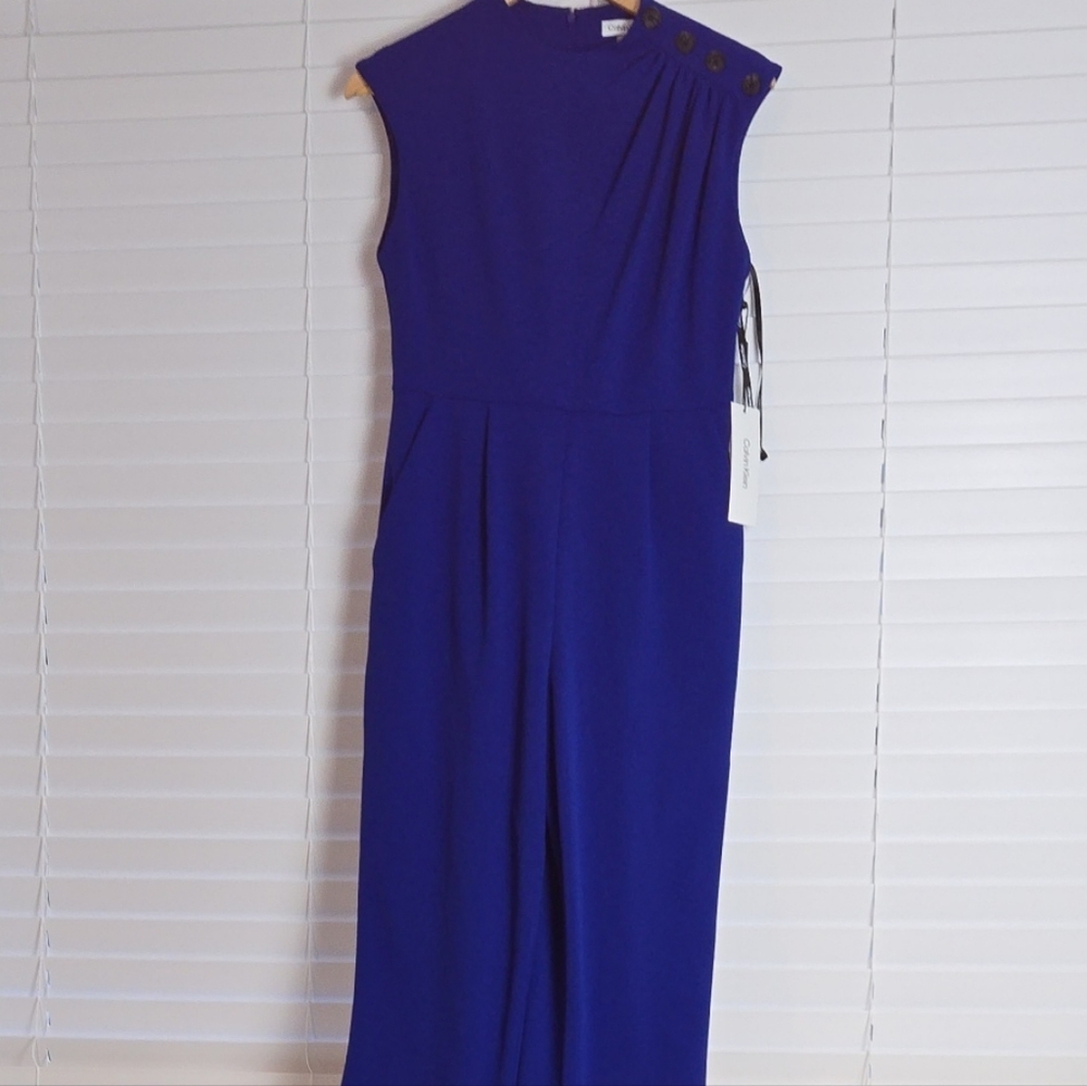 Calvin Klein Royal Blue Jumpsuit